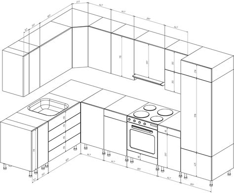 Стандартные размеры комплектующих для мебели